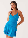 Emily Mini Dress Royal Blue