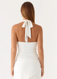 Kyre Beaded Top White