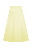 Amirah Midi Skirt Lemon