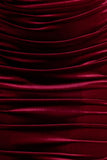 Apolline Berry Velvet Off The Shoulder Ruched Fishtail Maxi Dress