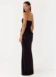 Champagne Skies Maxi Dress Black