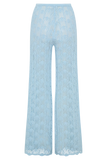 Glinda Crochet Pants Light Blue