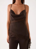 Melisana Cowl Top Chocolate