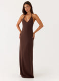Endless Sunday Maxi Dress Chocolate