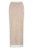 Cordelia Knit Maxi Skirt Ivory