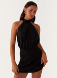 Camera Shy Mini Dress Black