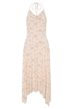 Sylvie Modal Hankie Midi Dress Floral Ditsy Print