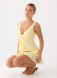 Aberley Top Yellow