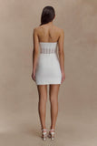 Palmer Mesh Corset Mini Dress Ivory