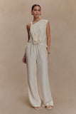 Violeta Asymmetric Top Ivory