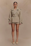 Alden High Waisted Short Pebble