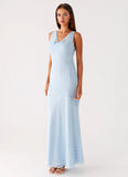 Sundance Chiffon Maxi Dress Blue