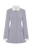 Gretchen Suiting Mini Dress Grey