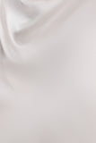 Sydney Asymmetrical Satin Halter Top Ivory