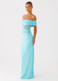Lumi Maxi Dress Turquoise