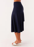 Viola Midi Skirt Navy