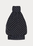Willow Chiffon Top Black Polkadot