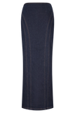 Alma Denim Maxi Skirt Indigo Blue