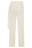 Mattais Boucle Knit Pants Ivory