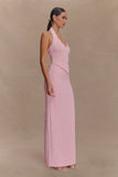 Alma High Waist Maxi Skirt Candy Pink