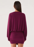 Ettah Long Sleeve Top Plum