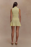 Indy Pointelle Knit Top Lemon