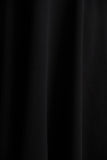 Andromeda Black Sweetheart Neck Midi Dress