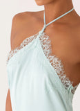 Samaria Halter Maxi Dress Aqua
