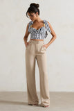 Hastings Stone High Waist Wide Leg Trousers