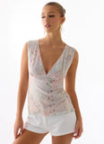 Lost In Love Top Mystic Paisley