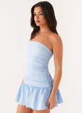 Carmel Mini Dress Blue
