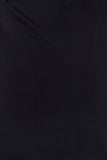 Kiyah Slinky Cut Out Maxi Dress Black