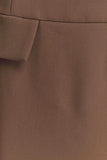 Cassie Column Maxi Skirt Cacao Brown