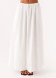 Cheryl Maxi Skirt White