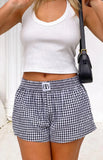 Baxter Black Gingham Shorts