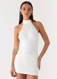 On My Way Mini Dress White