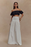 Autumn Maxi Skirt White