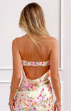 Genevieve Yellow Bloom Top