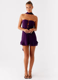 Avenue Mini Dress Plum