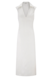 Keagan Sleeveless Midi Dress Ivory