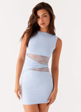 Echo Mini Dress Blue