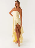 Bodie Maxi Dress Pastel Yellow