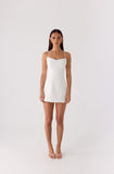 Famous Mini Dress White