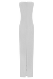 Magnolia Sleeveless Diamante Maxi Dress Silver