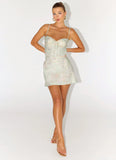 Reflection Mini Dress Mystic Paisley