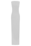 Magnolia Sleeveless Diamante Maxi Dress Silver