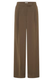 Faith Suiting Wide Leg Pant Cacao Brown