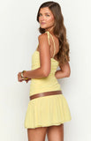 Milly Yellow Mini Dress