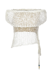 Cordelia Off Shoulder Knit Top Ivory
