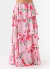 Melody Remedy Tiered Maxi Skirt Petal Soleil